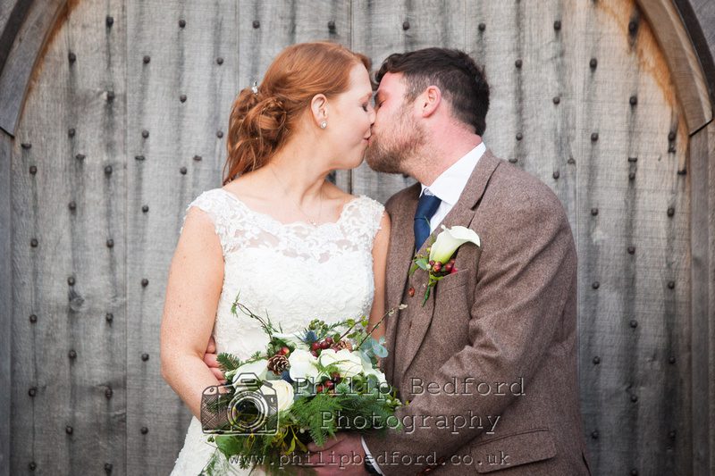 shane rachaels christmas themed wedding at cripps barn bibury gloucestershire